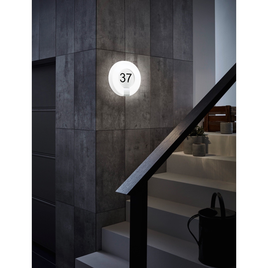 Eglo 98145 - Numéro de maison LED RGB MARCHESA-C LED/15W/230V IP44