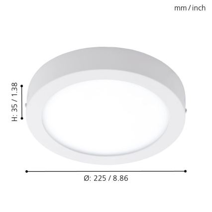 Eglo - Luminaire LED extérieur à intensité variable ARGOLIS-C LED/16,5W/230V IP44