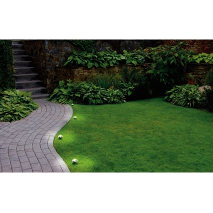 Eglo - Guirlande lumineuse décorative extérieure 9 LED, 10 m, IP65, blanc chaud