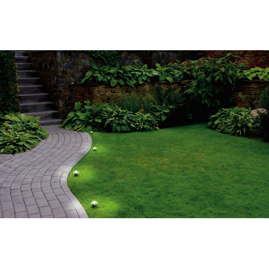 Eglo - Guirlande lumineuse décorative extérieure 9 LED, 10 m, IP65, blanc chaud