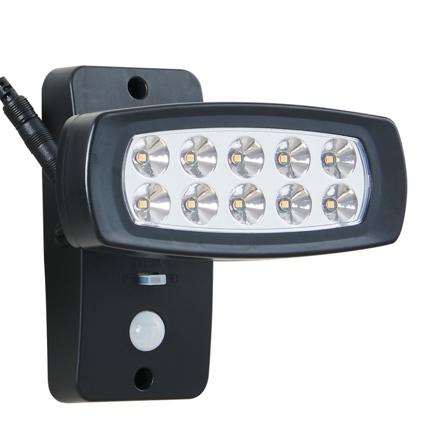 Eglo - Lampe Solaire Murale avec Détecteur LED/1,2V 600 mAh IP44