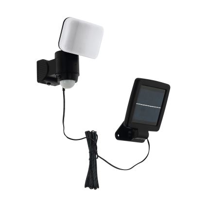 Eglo - Applique murale solaire LED avec détecteur, 3,7 V 1800 mAh, IP44