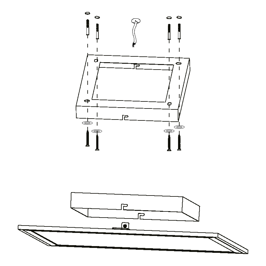 Eglo - Plafonnier à intensité variable LED/14W/230V + télécommande