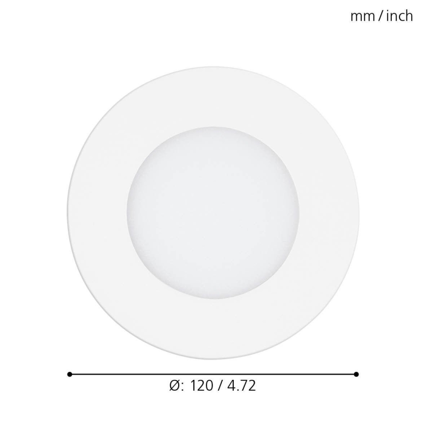 Eglo - Luminaire encastrable à intensité variable LED/5W/230V + télécommande