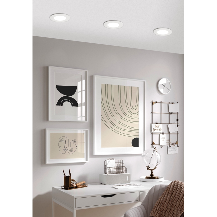 Eglo - Spot encastré LED dimmable LED/5W/230V + télécommande Ø 12 cm