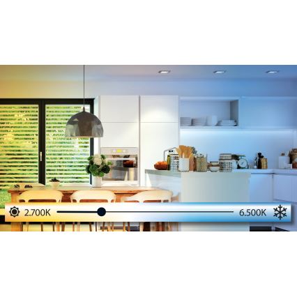 Eglo - Plafonnier LED dimmable, 24W/230V, Ø 45 cm + télécommande