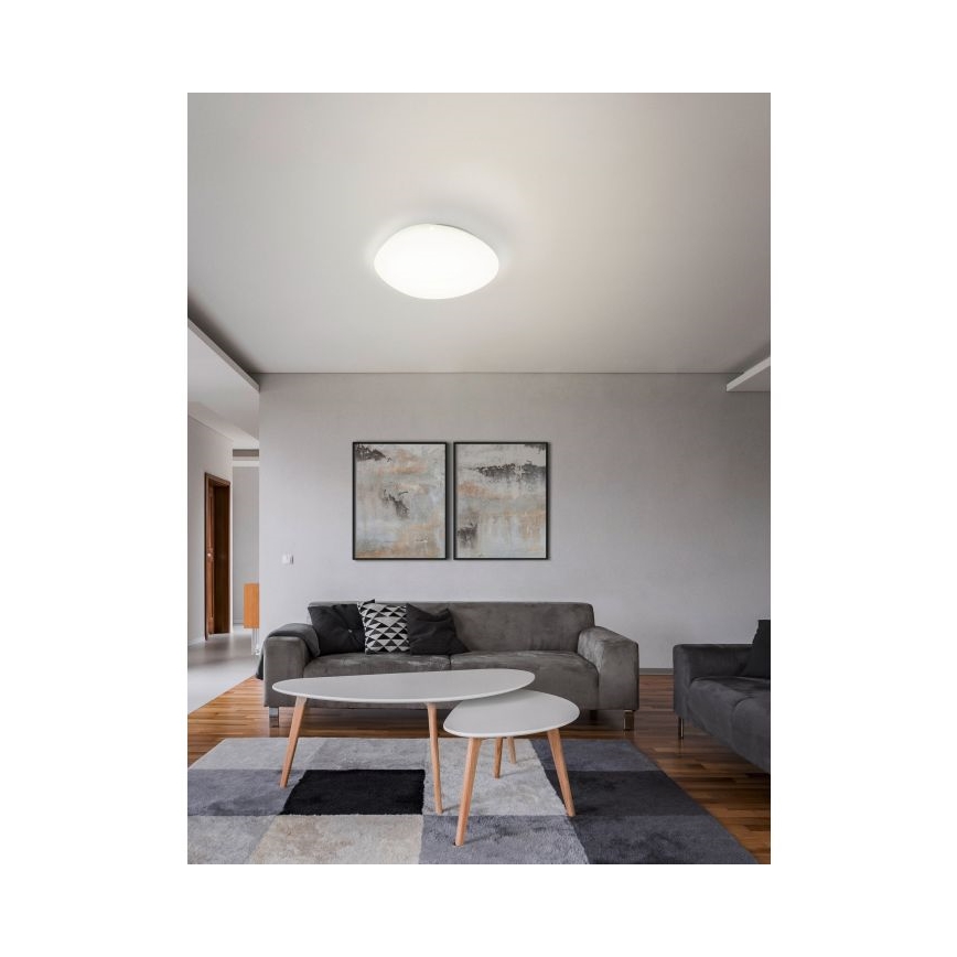 Eglo 98228 - Plafonnier LED dimmable SILERAS-A LED/36W/230V Ø 60 cm + télécommande