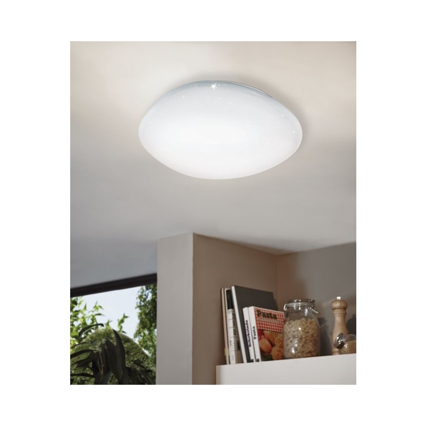 Eglo 98228 - Plafonnier LED dimmable SILERAS-A LED/36W/230V Ø 60 cm + télécommande
