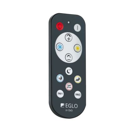 Eglo 98228 - Plafonnier LED dimmable SILERAS-A LED/36W/230V Ø 60 cm + télécommande