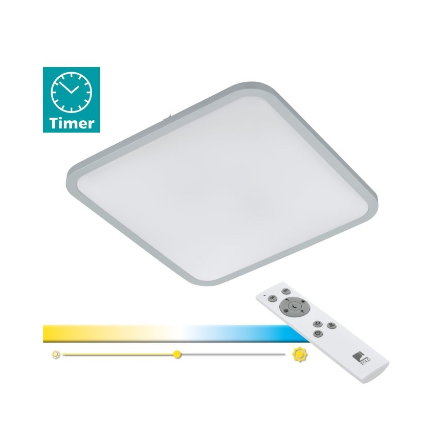 Eglo - Plafonnier à intensité variable LED/30W/230V + télécommande