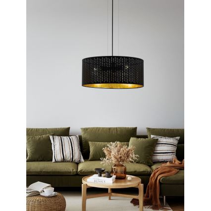 Eglo - Suspension filaire 3xE27/40W/230V