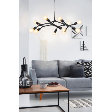 Eglo - Suspension avec fil 12xE27/60W/230V