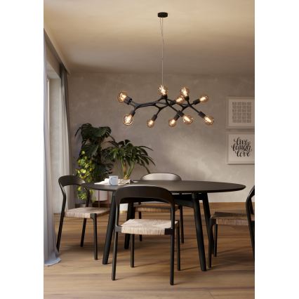 Eglo - Suspension avec fil 12xE27/60W/230V