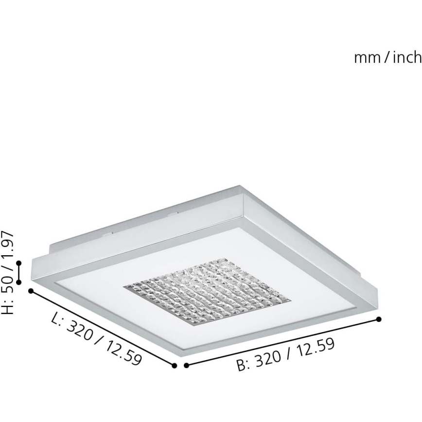 Eglo 98369 - Plafonnier LED dimmable PESCATE LED/24W/230V