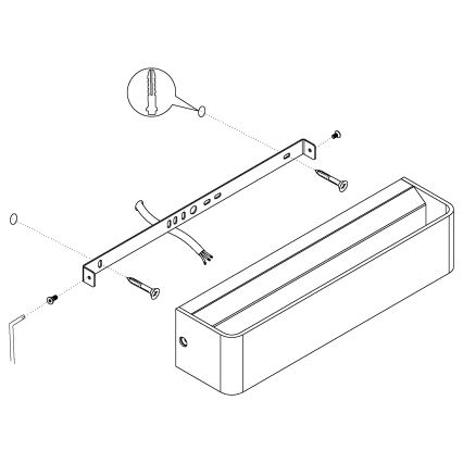 Eglo - Applique murale LED LED/12W/230V