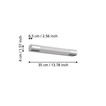 Eglo - Eclairage miroir salle de bain LED/8W/230V IP44