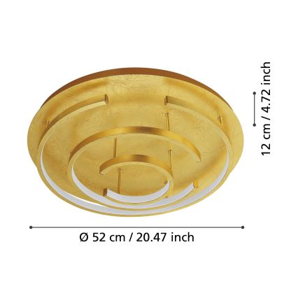 Eglo 98488 - Plafonnier à LED POZONDON LED/24W/230V