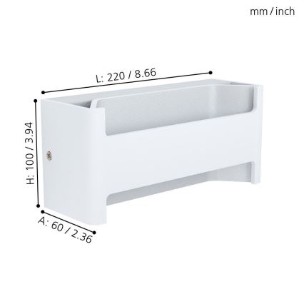 Eglo - Applique murale LED LED/10W/230V