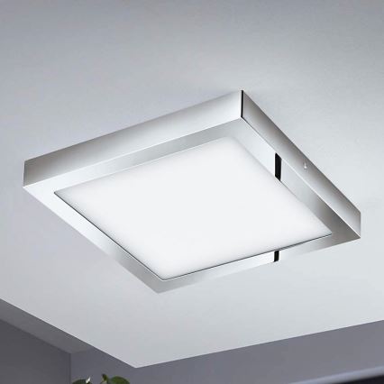 Eglo - Plafonnier LED RGBW dimmable FUEVA-C LED/21W/230V Bluetooth IP44 30x30 cm