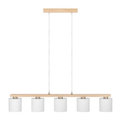 Eglo - Suspension avec fil 5xE27/28W/230V