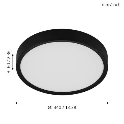 Eglo - Plafonnier LED LED/16,8W/230V