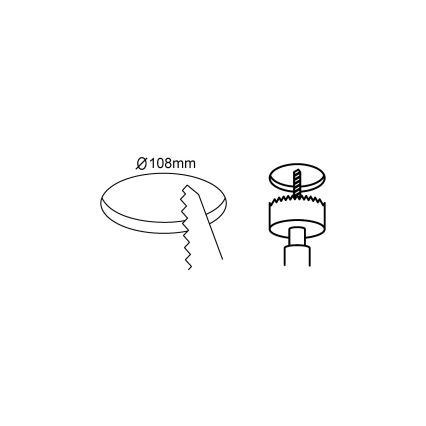 Eglo 98631 - LOT 3x Luminaire encastrable FUEVA 3xLED/5W/230V