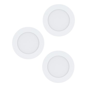 Eglo 98631 - Lot de 3 spots encastrés LED FUEVA LED/5W/230V Ø 12 cm