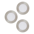 Eglo 98632 - Lot de 3 spots encastrés LED FUEVA, 3xLED/5W/230V, Ø 12 cm