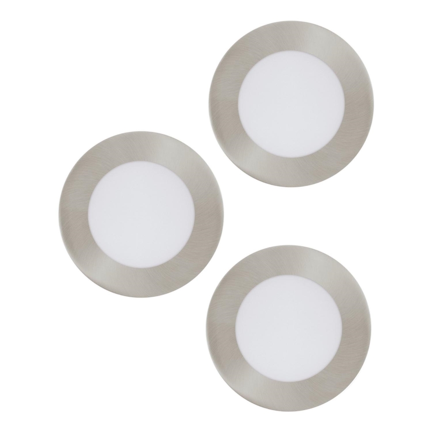 Eglo 98632 - Lot de 3 spots encastrés LED FUEVA, 3xLED/5W/230V, Ø 12 cm