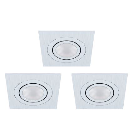 Eglo - PACK 3xLED Spot encastrable AREITIO 3xGU10/5W/230V