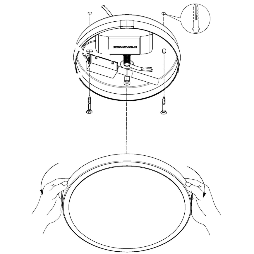 Eglo - Plafonnier LED LED/8,6W/230V