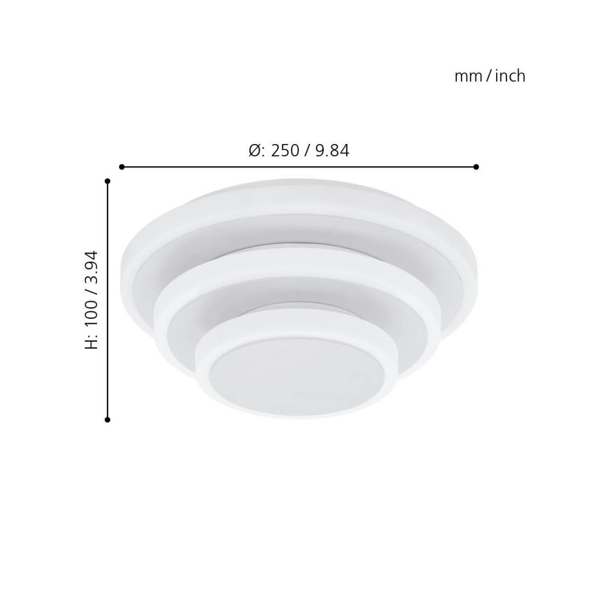 Eglo - Plafonnier LED LED/11,4W/230V + LED/8,6W + LED/5,4W