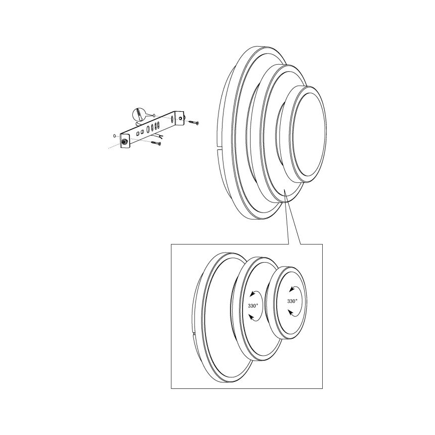 Eglo - Plafonnier LED LED/11,4W/230V + LED/8,6W + LED/5,4W