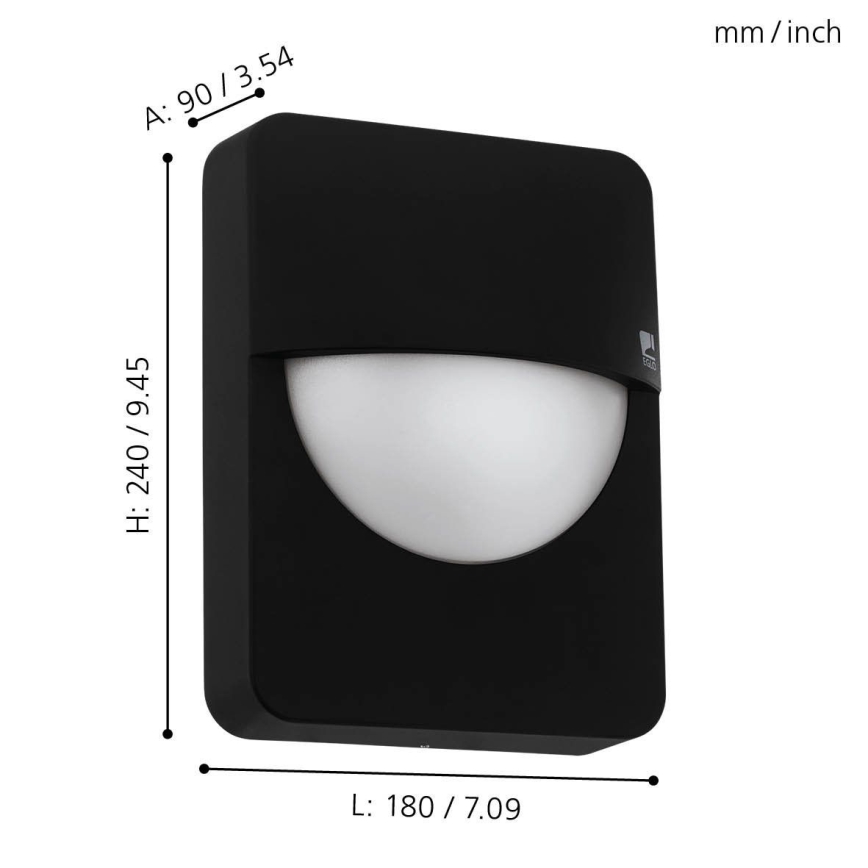 Eglo - Applique murale d'extérieur 1xE27/28W/230V IP44