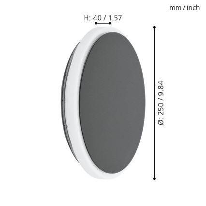 Eglo 98712 - Applique murale d'extérieur LED MONGODIO LED/11,5W/230V IP44