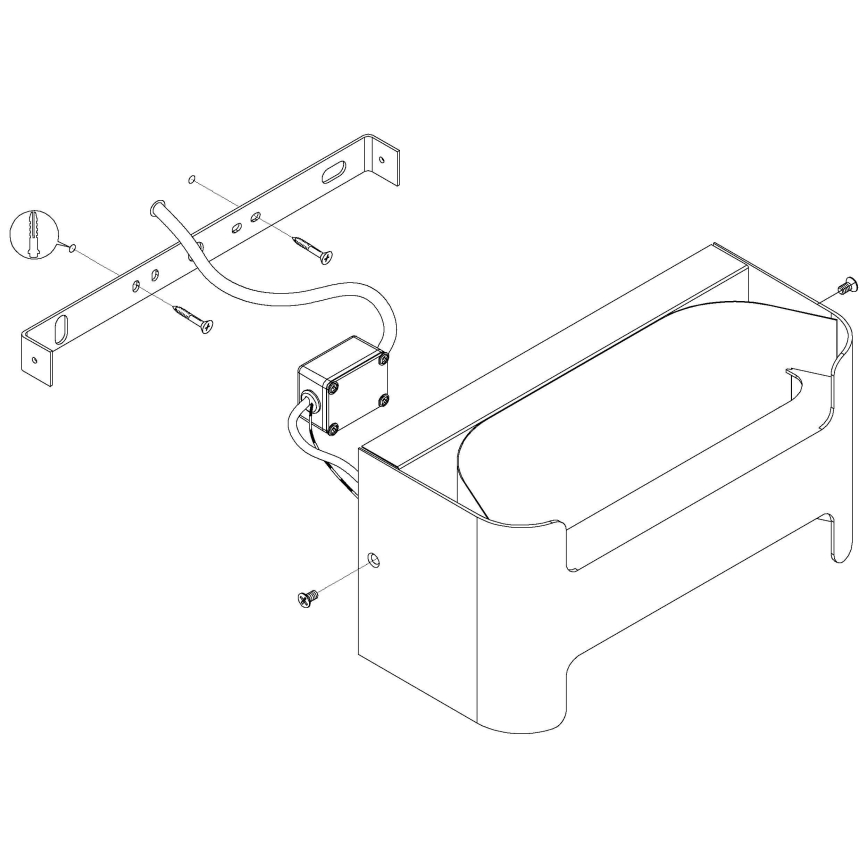 Eglo - Applique murale LED d'extérieur LED/4,8W/230V IP44