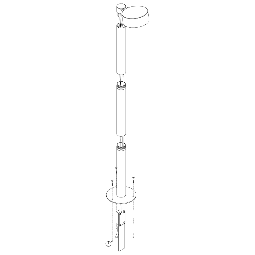 Eglo - Lampe d'extérieur LED LED/6W/230V IP44