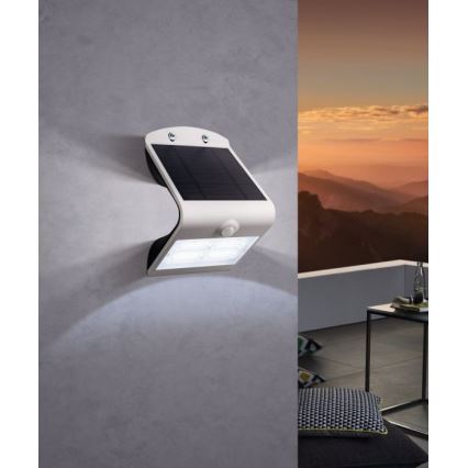 Eglo - Luminaire solaire à LED avec détecteur LED/3,2W/3,7V 2000 mAh IP54