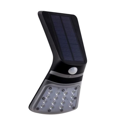 Eglo - Luminaire solaire LED avec détecteur, 2W/3,7V, 1200 mAh, IP44