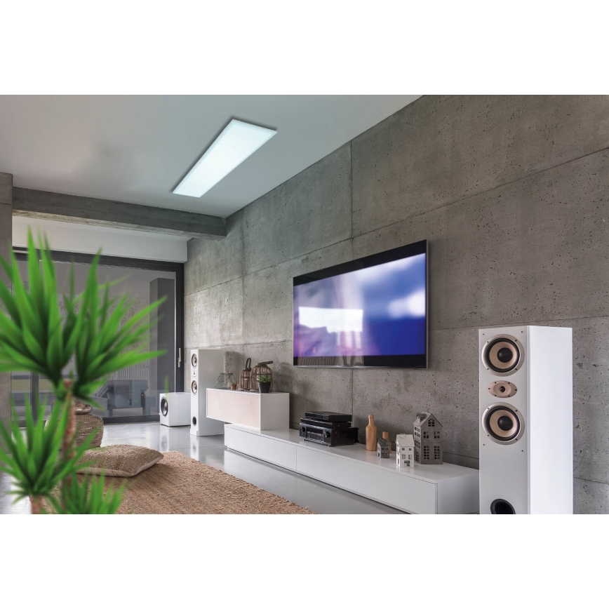 Eglo - Plafonier RGBW à intensité variable LED/32,5W/230V 2700-6500K 120x30 cm + télécommande