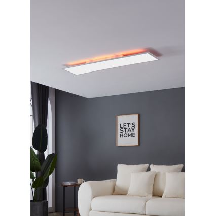 Eglo - Plafonier RGBW à intensité variable LED/32,5W/230V 2700-6500K 120x30 cm + télécommande