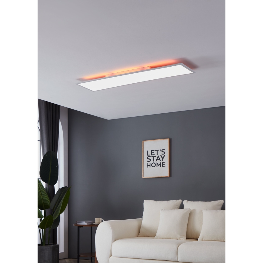Eglo - Plafonier RGBW à intensité variable LED/32,5W/230V 2700-6500K 120x30 cm + télécommande
