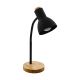 Eglo - Lampe de table 1xE27/40W/230V noir
