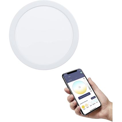 Eglo - Luminaire de salle de bain à intensité variable LED/16,5W/230V IP44 ZigBee