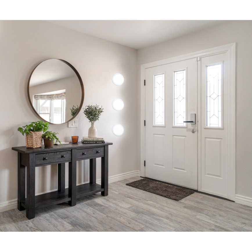 Eglo - Plafonnier encastré LED dimmable pour salle de bains LED/16,5W/230V IP44 ZigBee Ø 21,6 cm