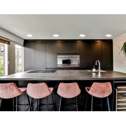 Eglo - Plafonnier encastré LED dimmable pour salle de bains LED/16,5W/230V IP44 ZigBee Ø 21,6 cm