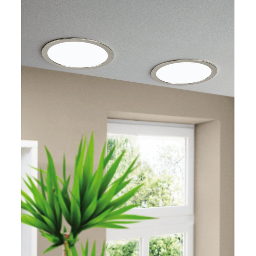 Eglo - Plafonnier encastrable LED dimmable pour salle de bains LED/16,5W/230V IP44 ZigBee Ø 21,6 cm