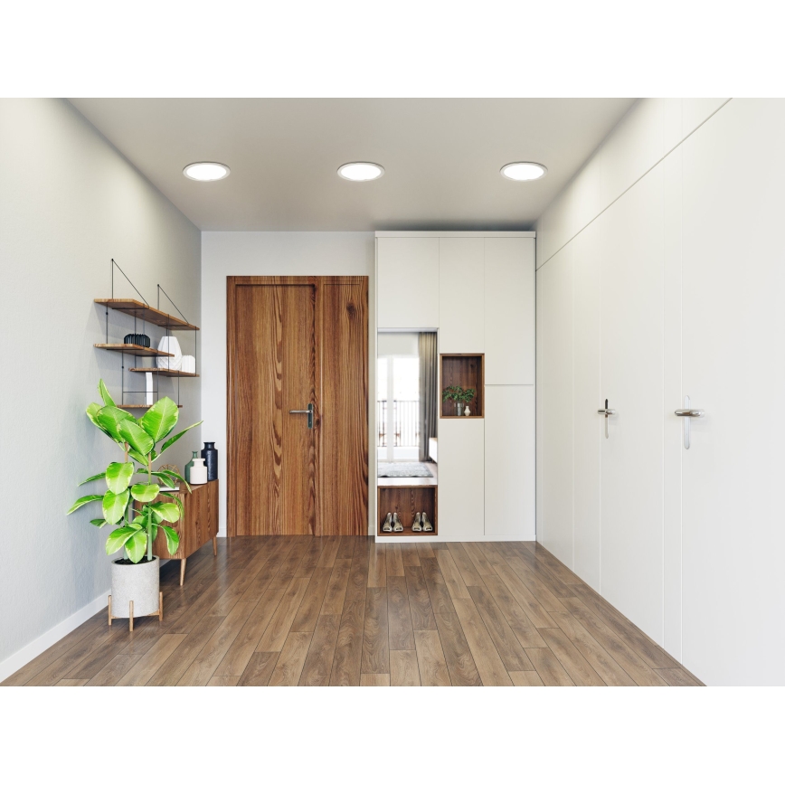Eglo - Plafonnier encastrable LED dimmable pour salle de bains LED/16,5W/230V IP44 ZigBee Ø 21,6 cm
