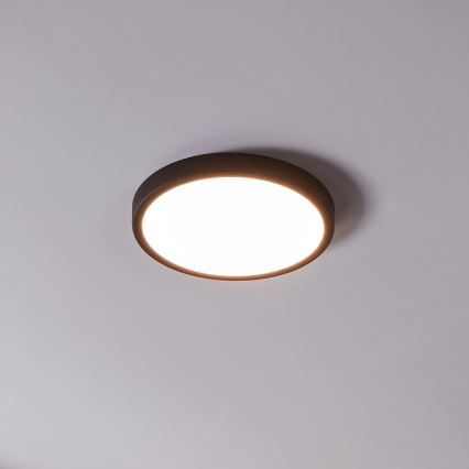 Eglo - Luminaire de salle de bains LED dimmable, 19,5 W/230 V, IP44, ZigBee, Ø 28,5 cm
