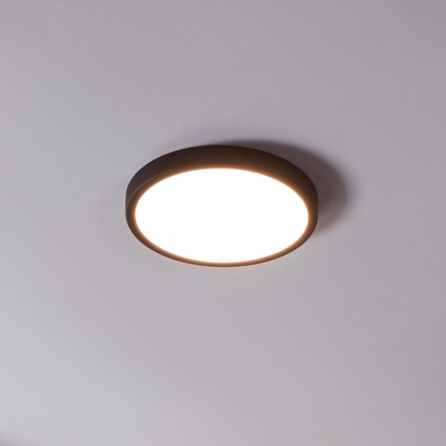 Eglo - Luminaire de salle de bains LED dimmable, 19,5 W/230 V, IP44, ZigBee, Ø 28,5 cm